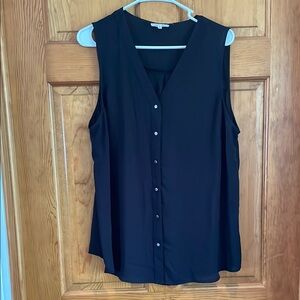 Maurices 0x Black Sleeveless Blouse